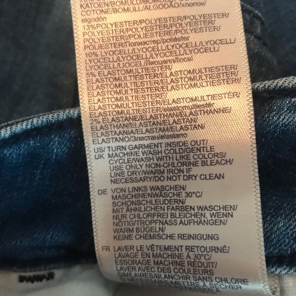 NYDJ Womens MDNMMA2558 Straight Ankle Chino Jeans - Blue - Picture 9 of 9